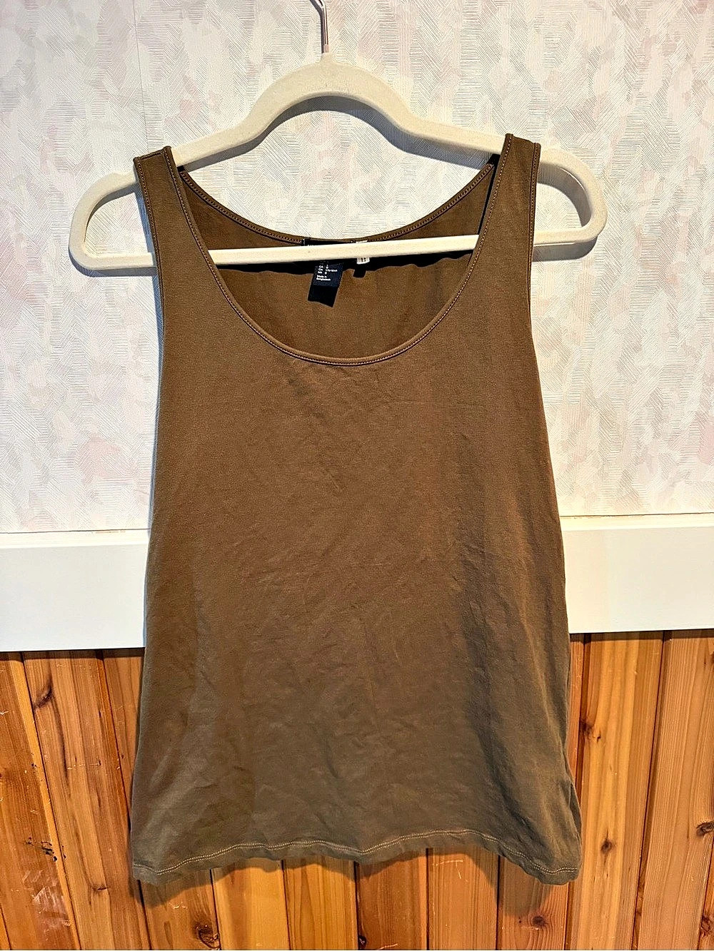 H&M Women's Olive/Brown Tank Top Size Large